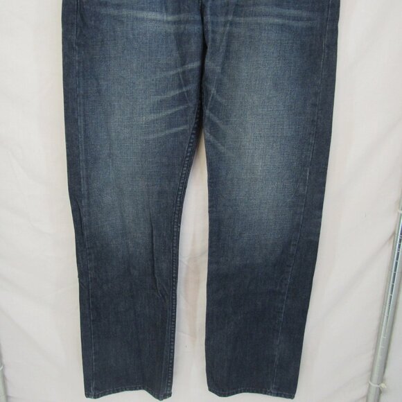 Bullhead Rincon Slim Straight Mid Rise Dark Wash Men's Blue Jeans 33X32 - Picture 3 of 11